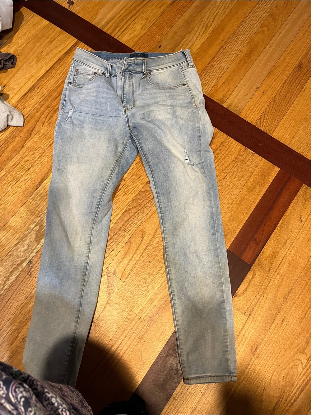 Slim Straight Light Blue Jeans